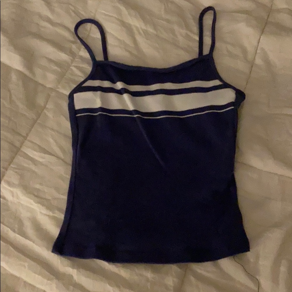 garage cropped tank top